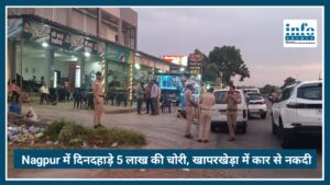 Nagpur के Khaperkheda में दिनदहाड़े 5 लाख की चोरी, खापरखेड़ा में कार से नकदी लेकर फरार हुए बदमाश